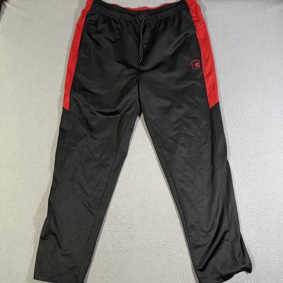 Vintage AND1 And One Track‎ Pants Straight Leg Black Red Mens Size XL 90S Y2K - Picture 1 of 6